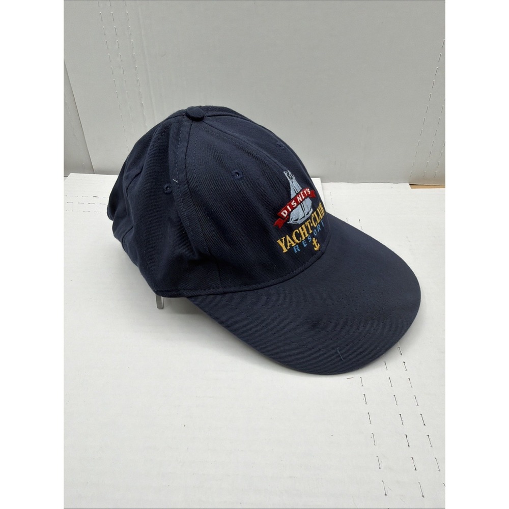 Walt Disney World Disney Yacht Club Resort Strapback Adjustable Hat Cap Blue - Picture 6 of 11